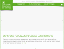 Tablet Screenshot of derivadosagroindustriales.com